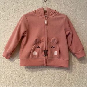 NEW Carter’s Fleece Bear Hoodie Zip Up Jacket